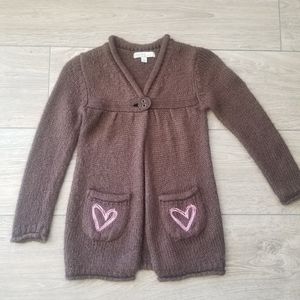 Lisa Rose Kids Knitted Button-Down Cardigan